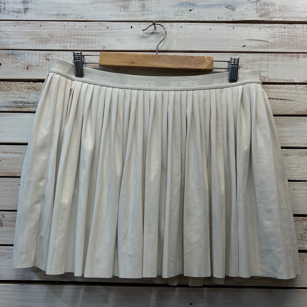 Prince White Pleated Tennis Skort Pickleball Athletic Size L